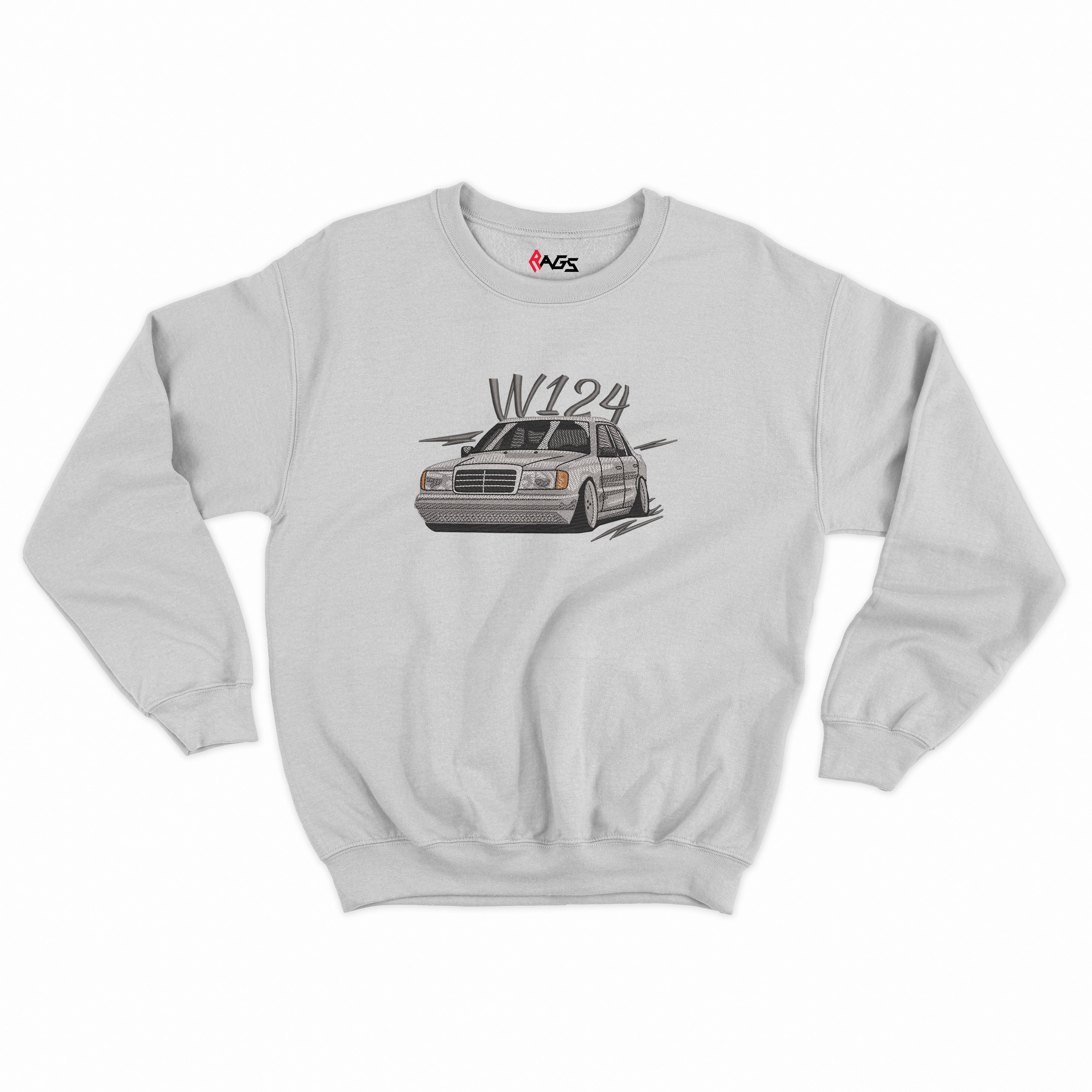Cars | Mercedes W124 embroidered Sweater
